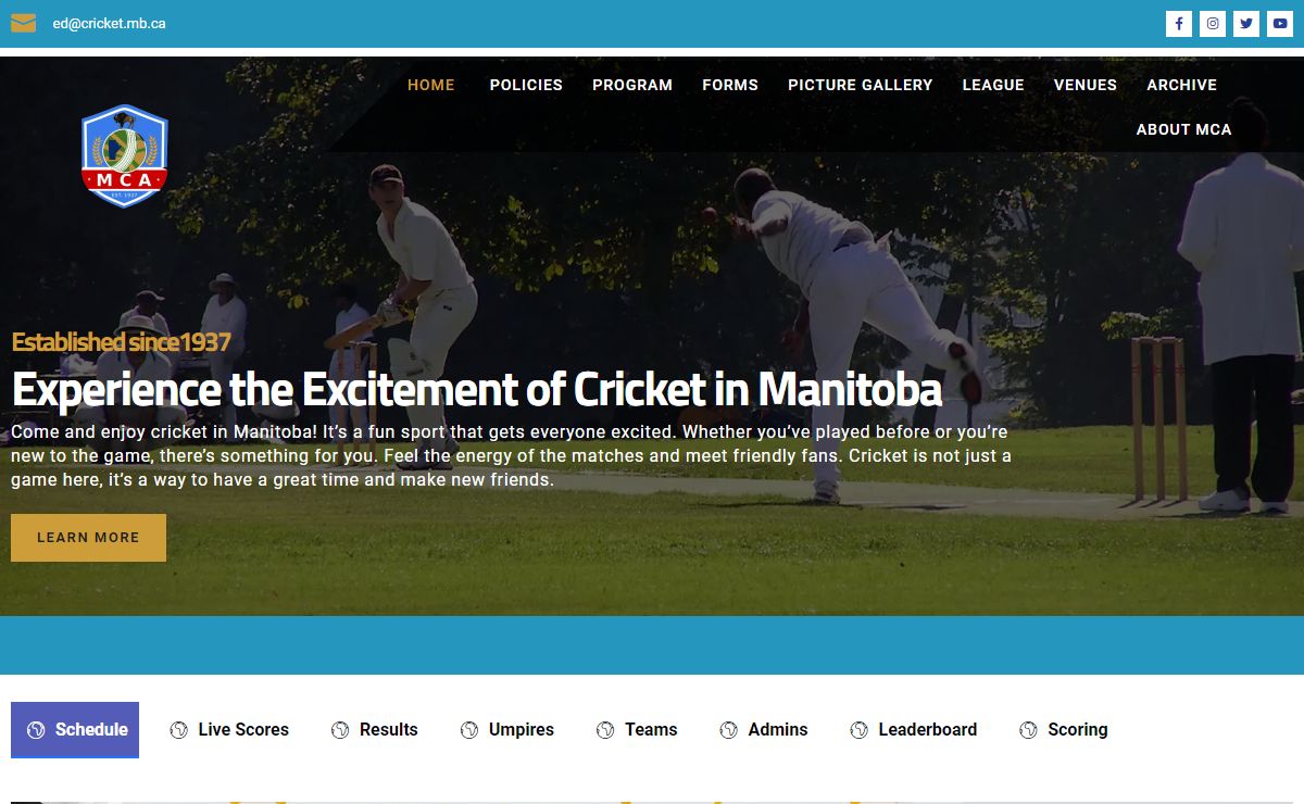 News and Updates - Manitoba Cricket Association