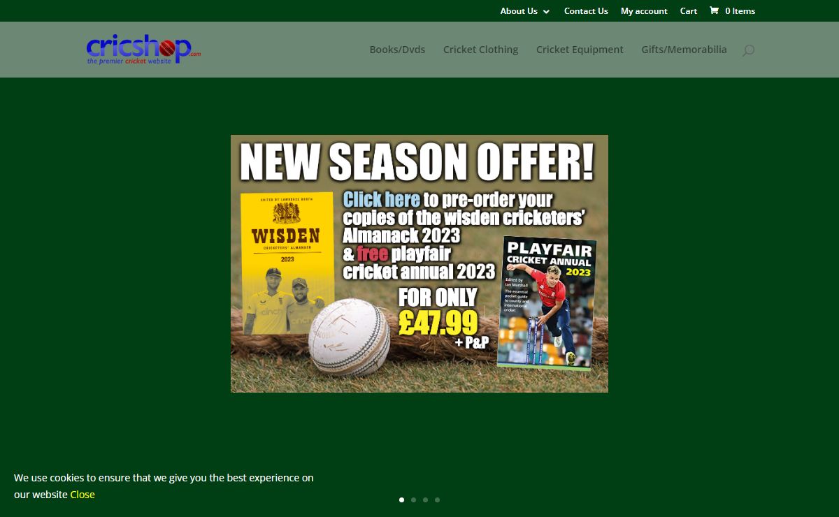 Cricshop | The website for all your cricketing merchandise!
