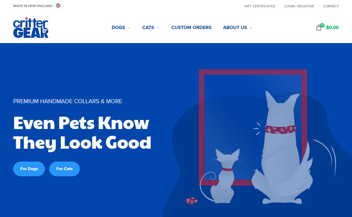 CritterGear | Handmade Dog & Cat Collars & More | Made in the USA