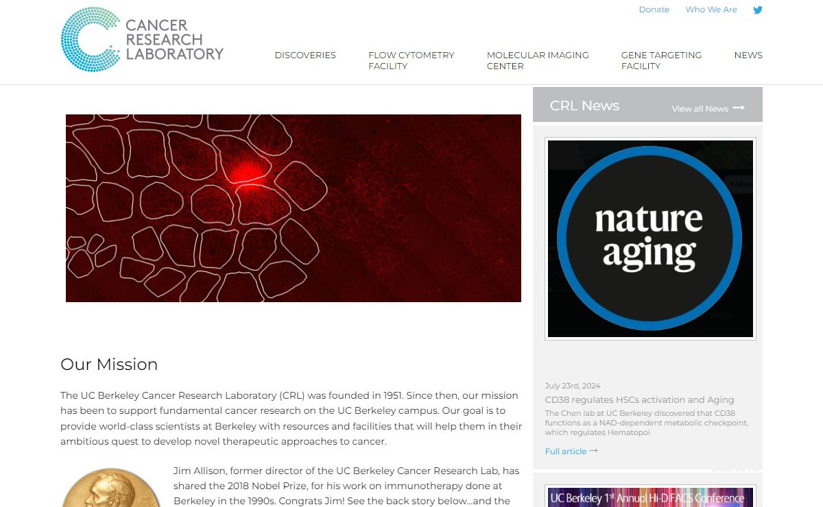 UC Berkeley Cancer Research Lab