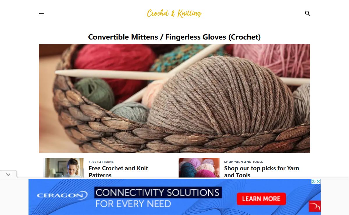 Crochet and Knitting