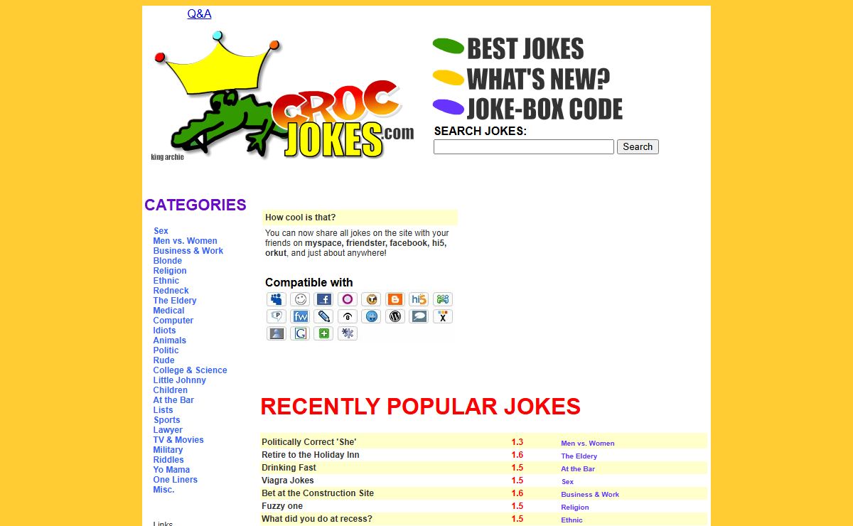 CrocJokes.com - Jokes