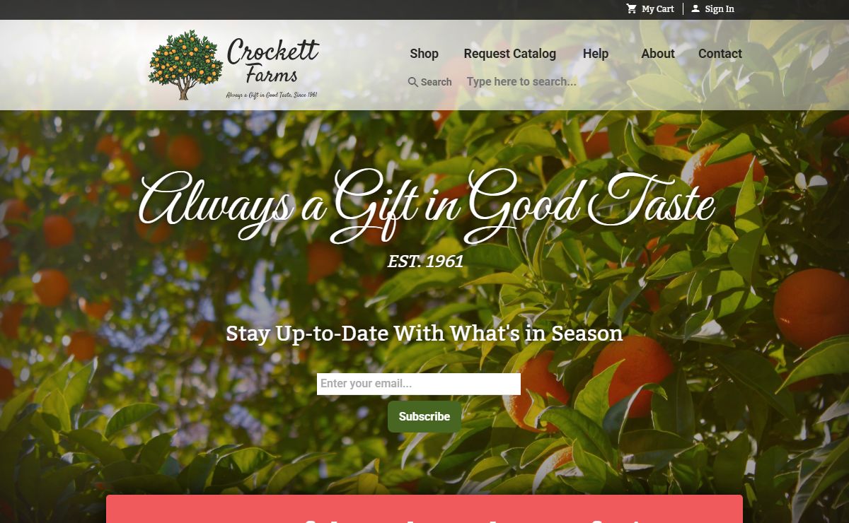 Premium Texas Citrus & Gifts Since 1961 | Crockett Farms