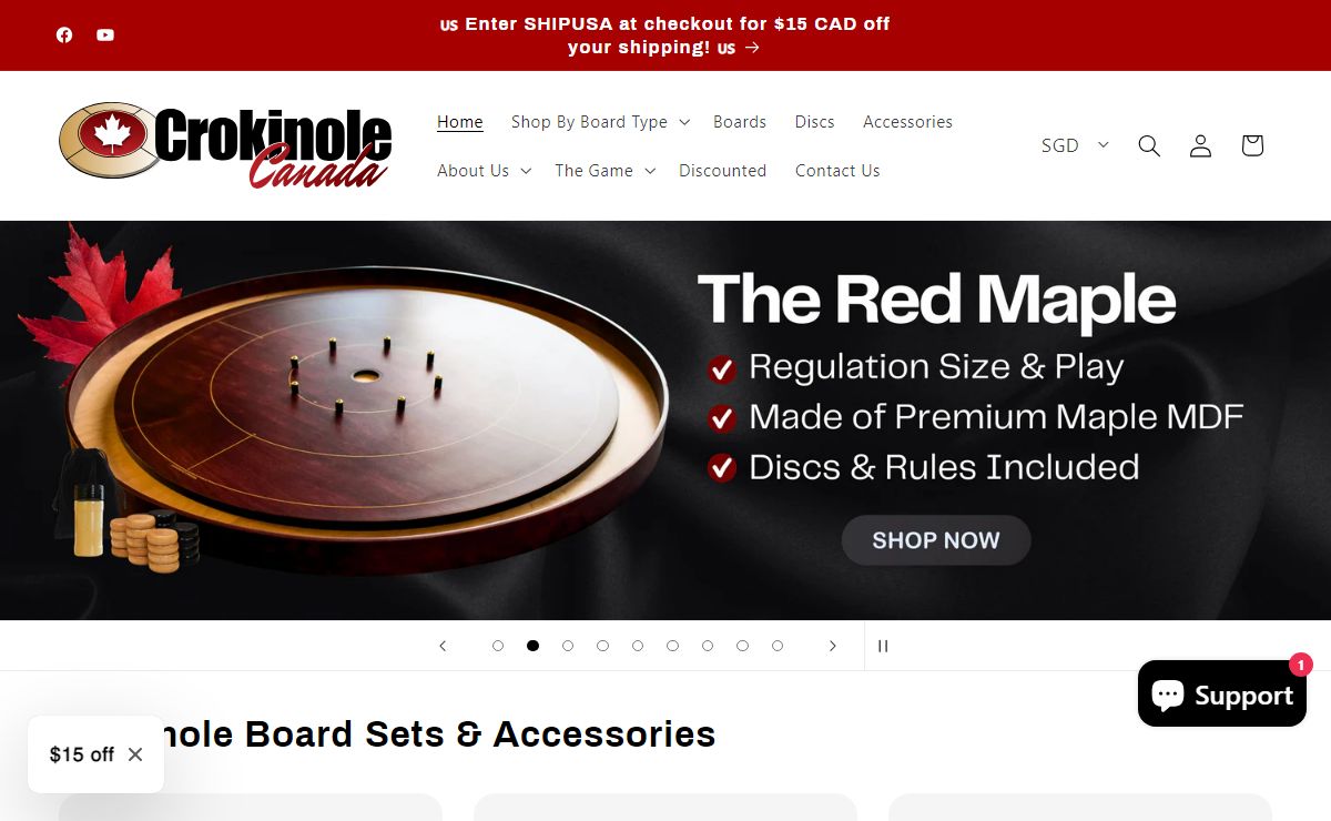 Crokinole Canada - Boards, Accessories, and More! – Crokinole Canada - Crokinole Boards, Accessories, and more!
