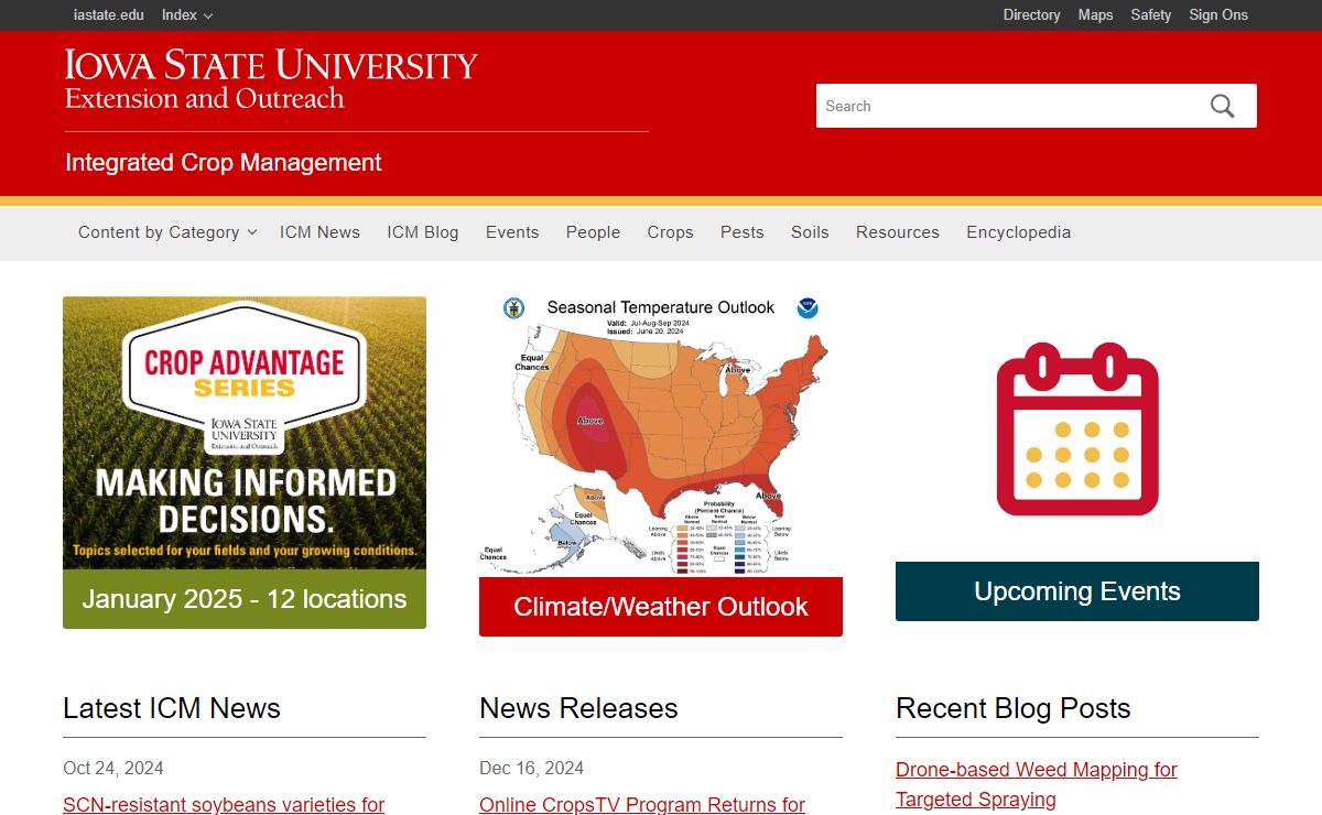 Integrated Crop Management