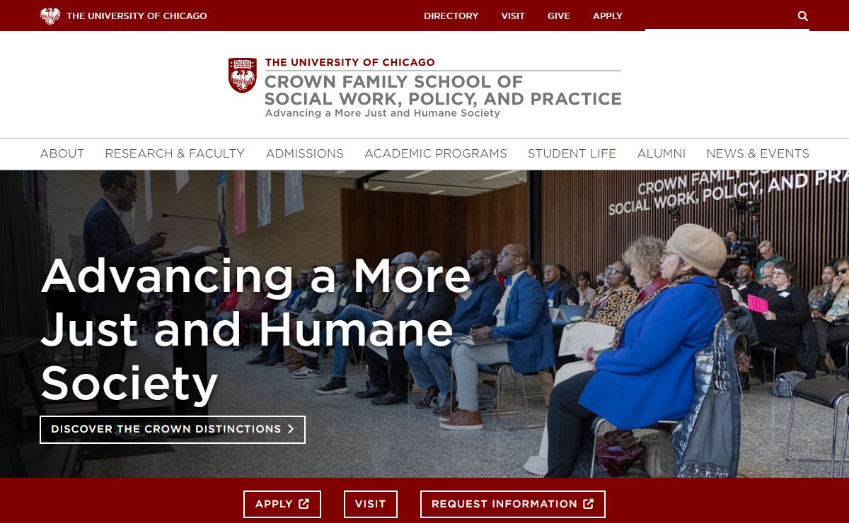 Crown Family School of Social Work, Policy and Practice | University of Chicago