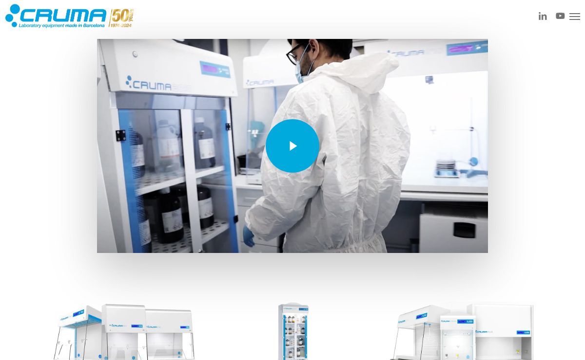 Cruma | Equipos de laboratorio creados y fabricados en Barcelona