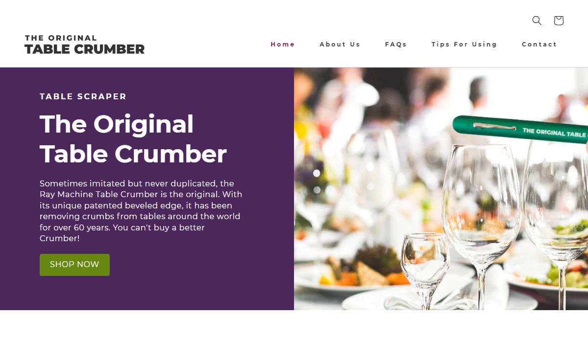 The Original Table Crumber