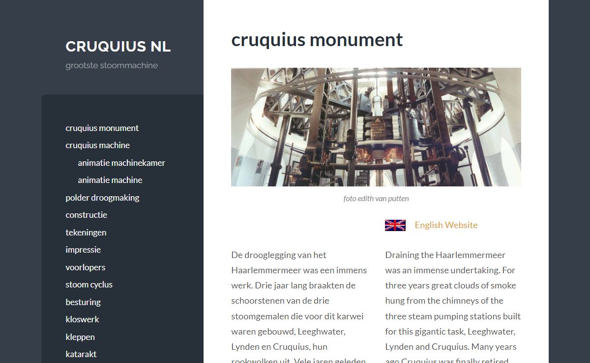 cruquius NL – grootste stoommachine