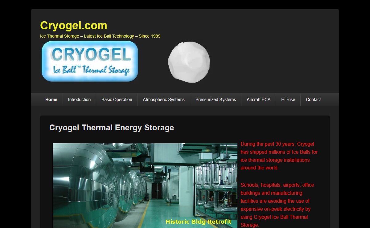 Cryogel Ice Ball Thermal Energy Storage - San Diego, 2023
