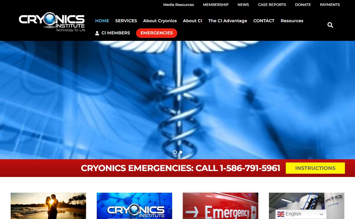 Cryonics Institute Home - The Cryonics Institute