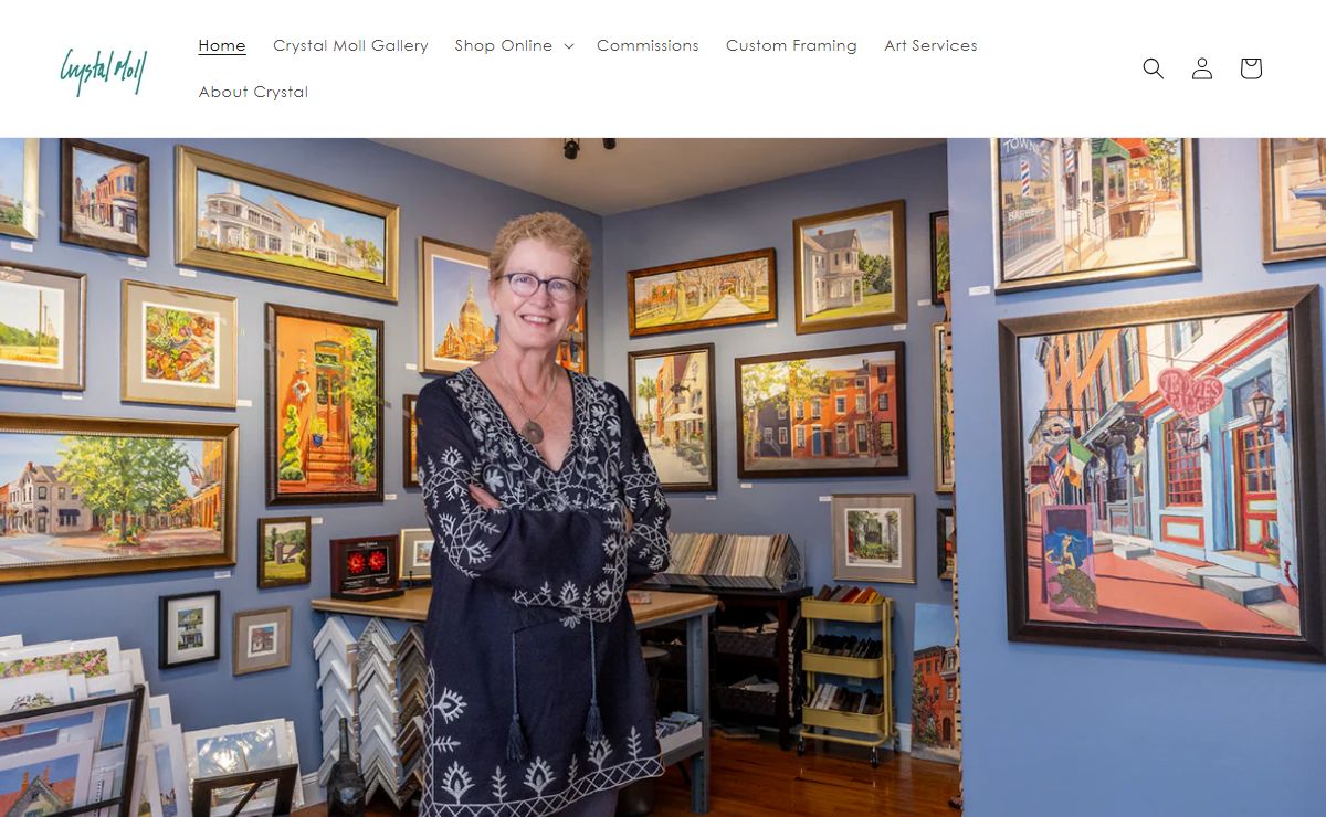 Crystal Moll Urban Landscape Artist – Crystal Moll Gallery