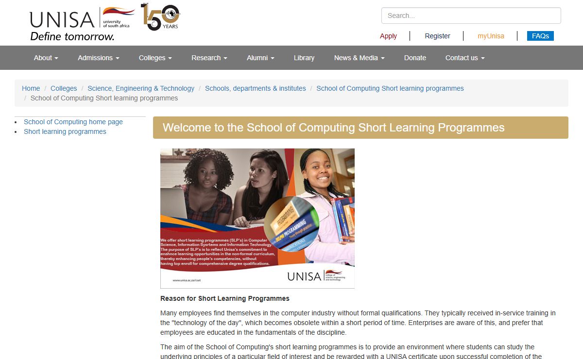 Welcome to the School of Computing