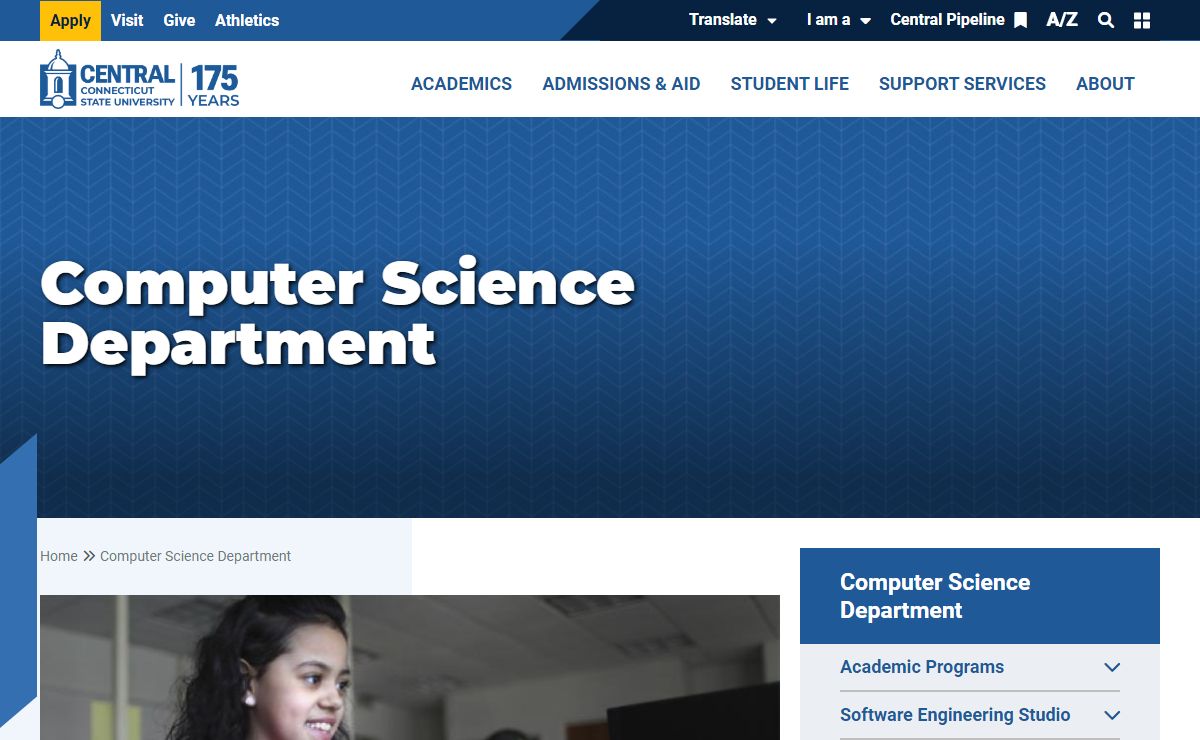 Computer Science Department | Central Connecticut State University