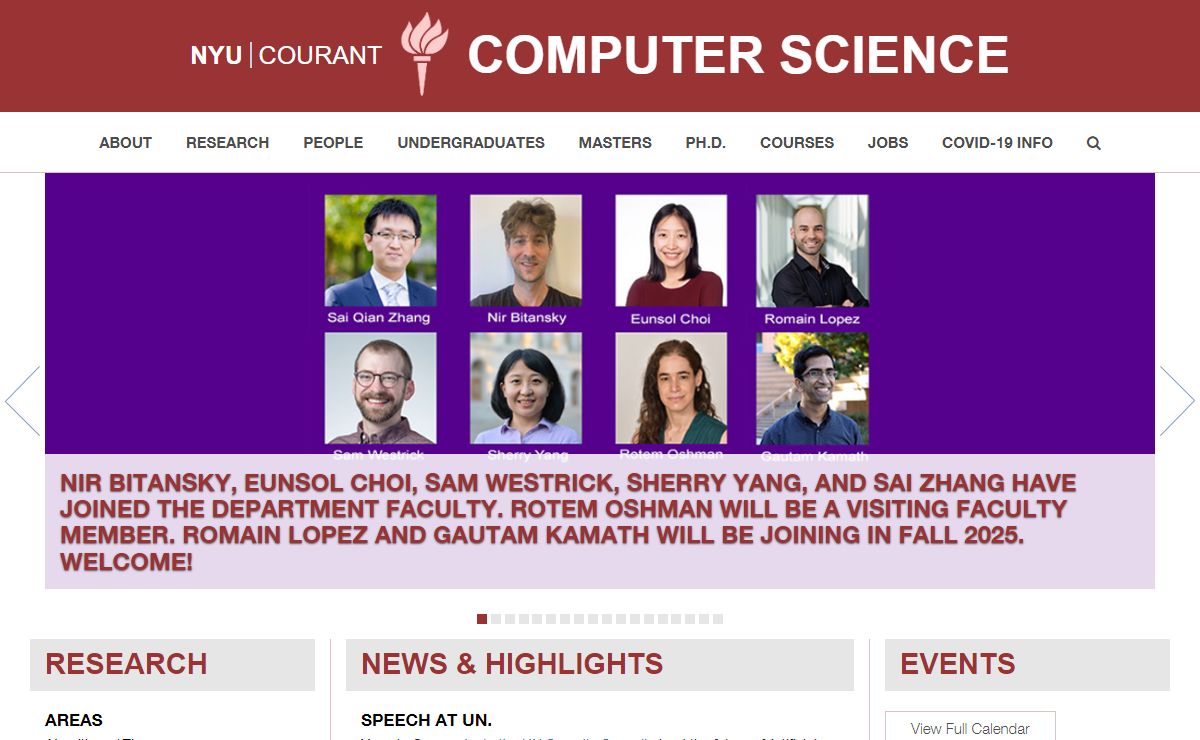 NYU Computer Science