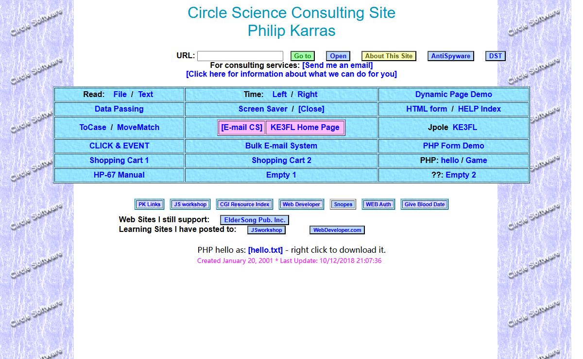 Circle Science Consulting Site