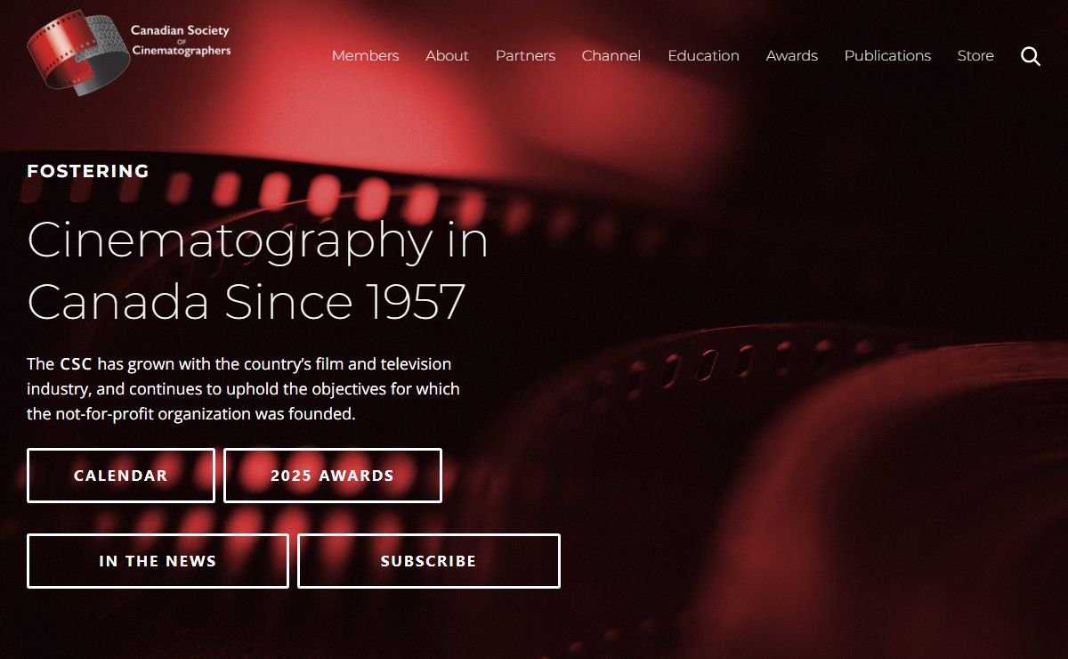 Canadian Society of Cinematographers - Canadian Society of Cinematographers