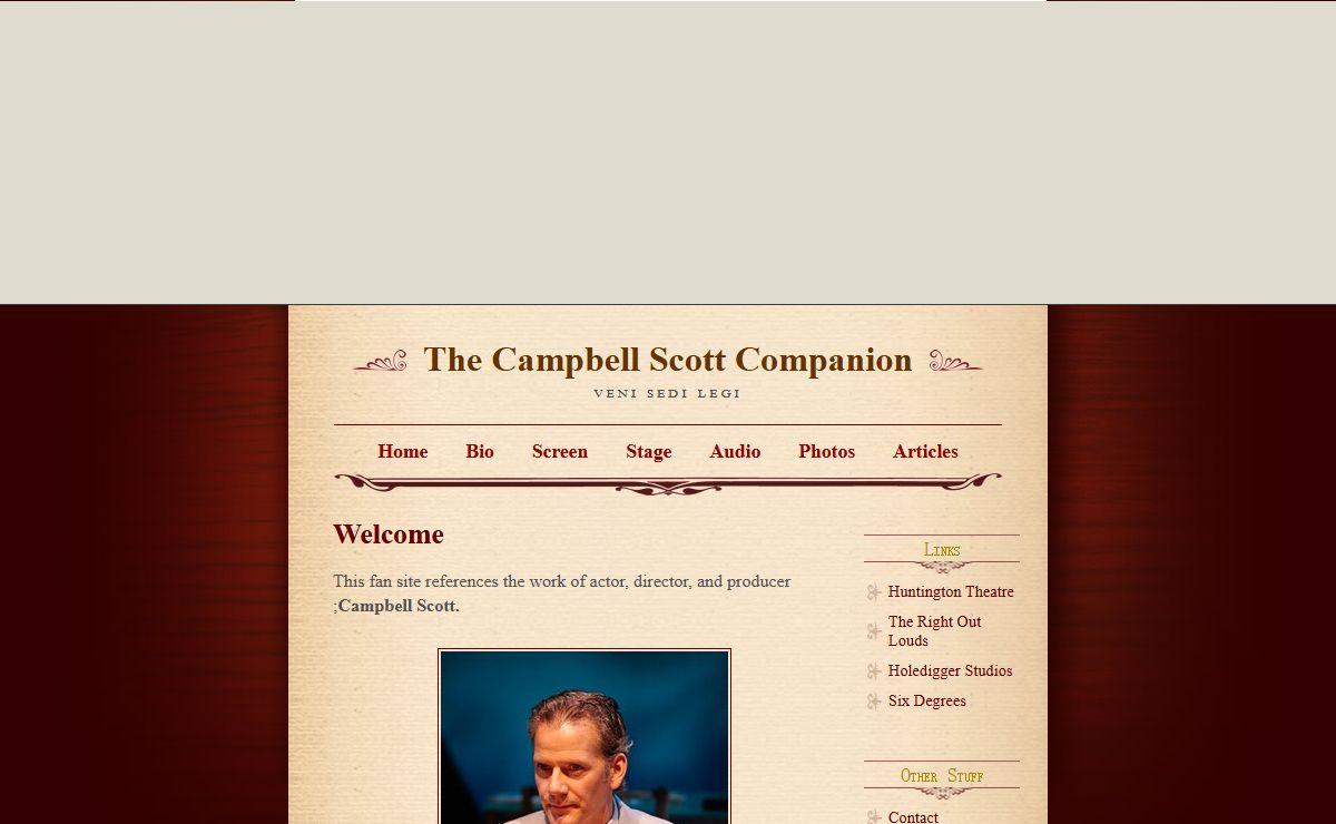 The Campbell Scott Companion
