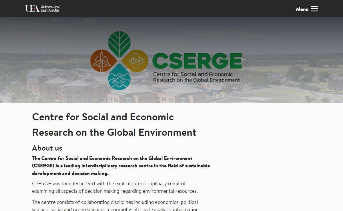 Centre for Social and Economic Research on the Global Environment |