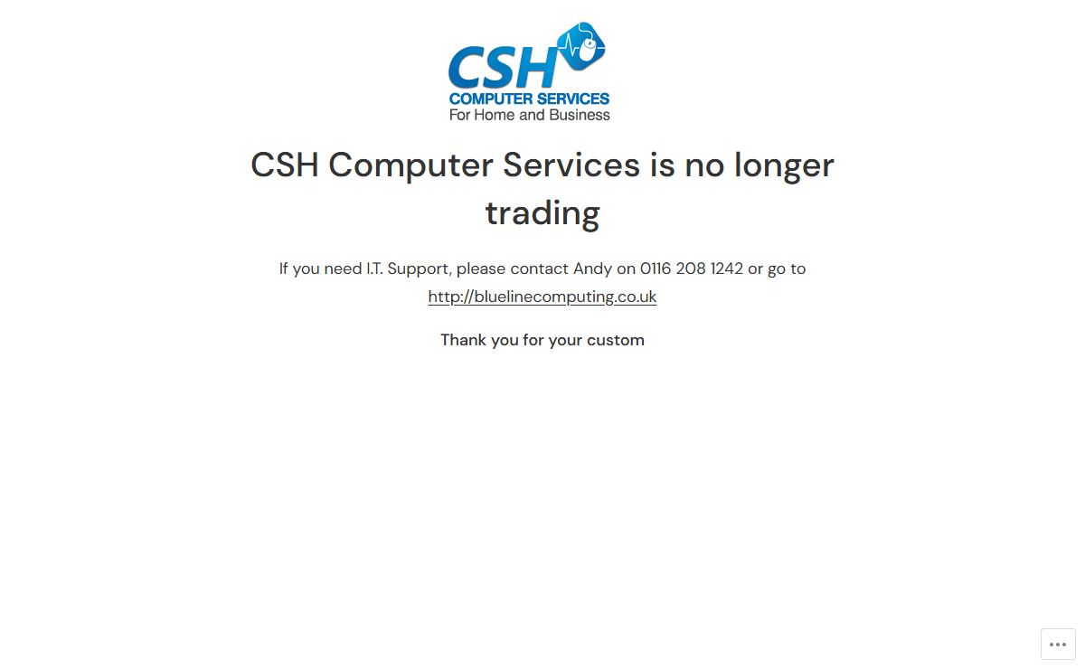 CSH Computer Services – Support for Homes and Businesses