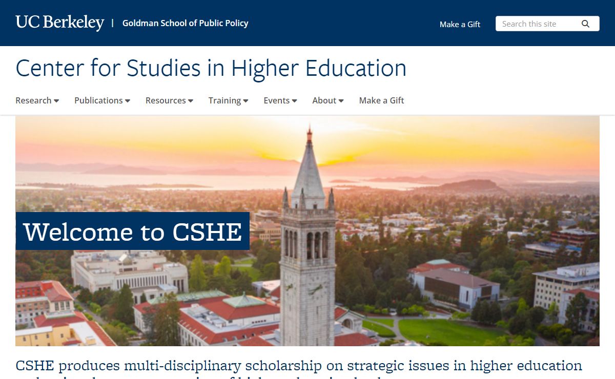 Home | Center for Studies in Higher Education