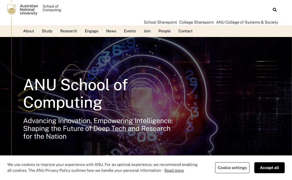 ANU School of Computing | Homepage of the School of Computing at the Australian National University