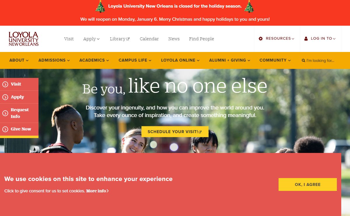 Welcome to Loyola University | Loyola University New Orleans