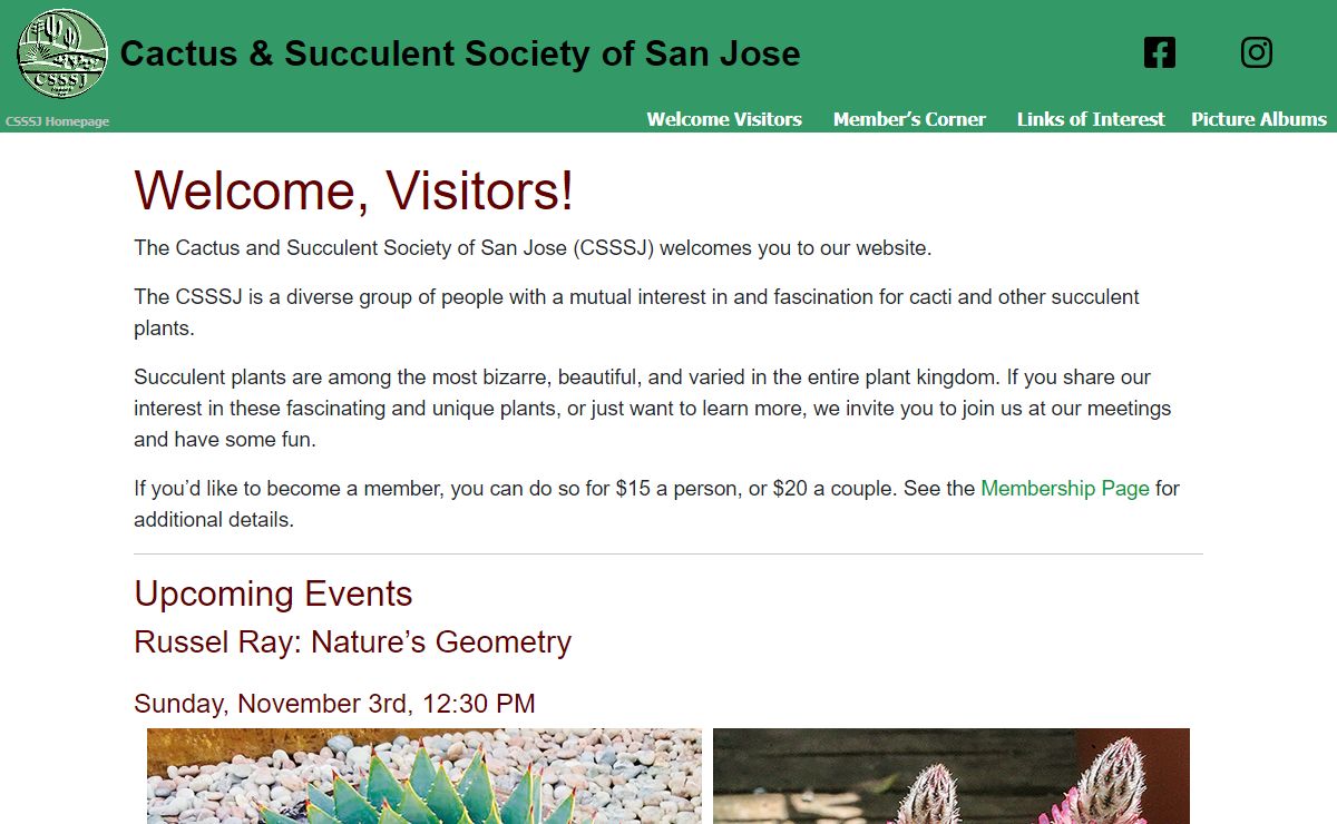Cactus and Succulent Society of San Jose
