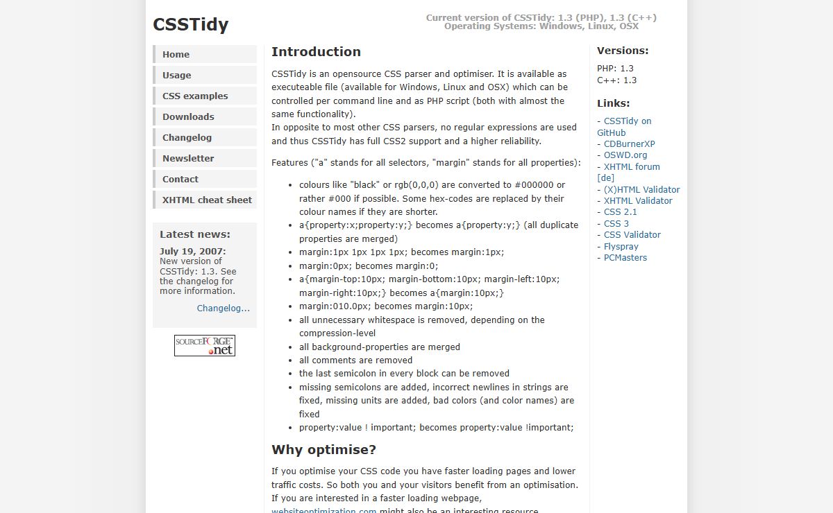 CSSTidy