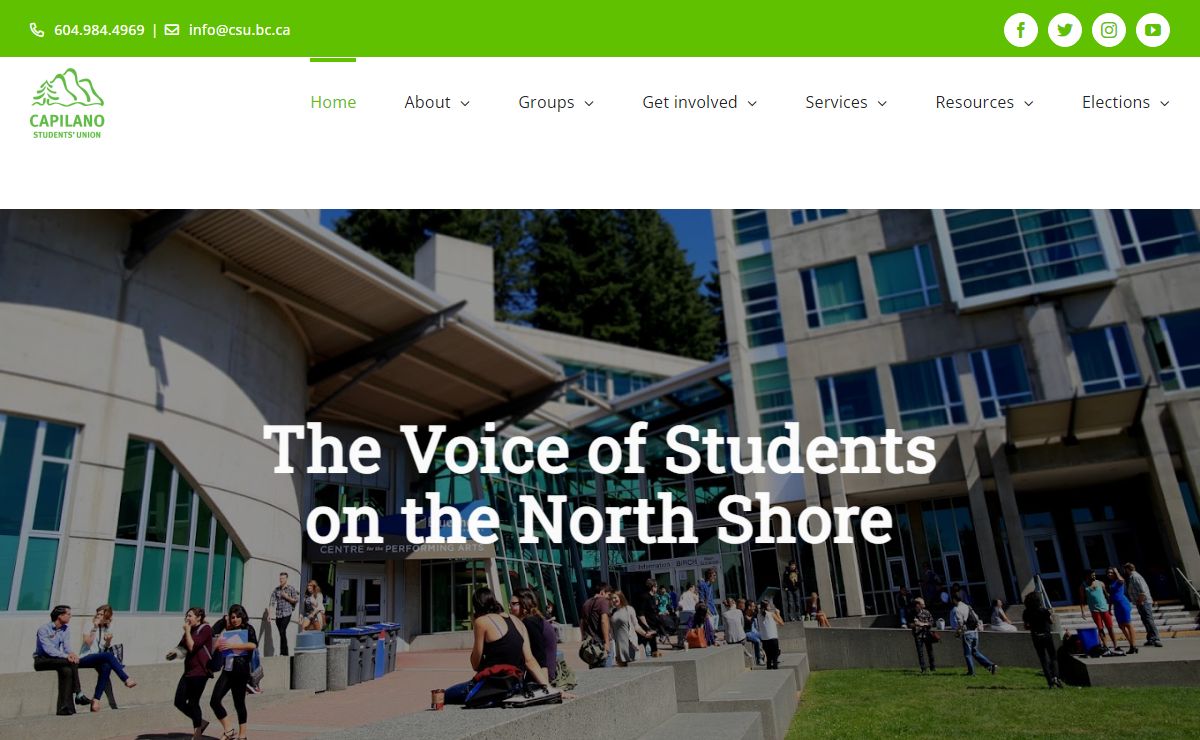 Capilano Students' Union – The Voice of Students on the North Shore