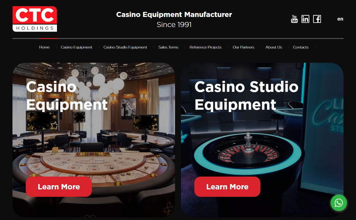 Casino Equipment Manufacturer Since 1991 | CTC Holdings