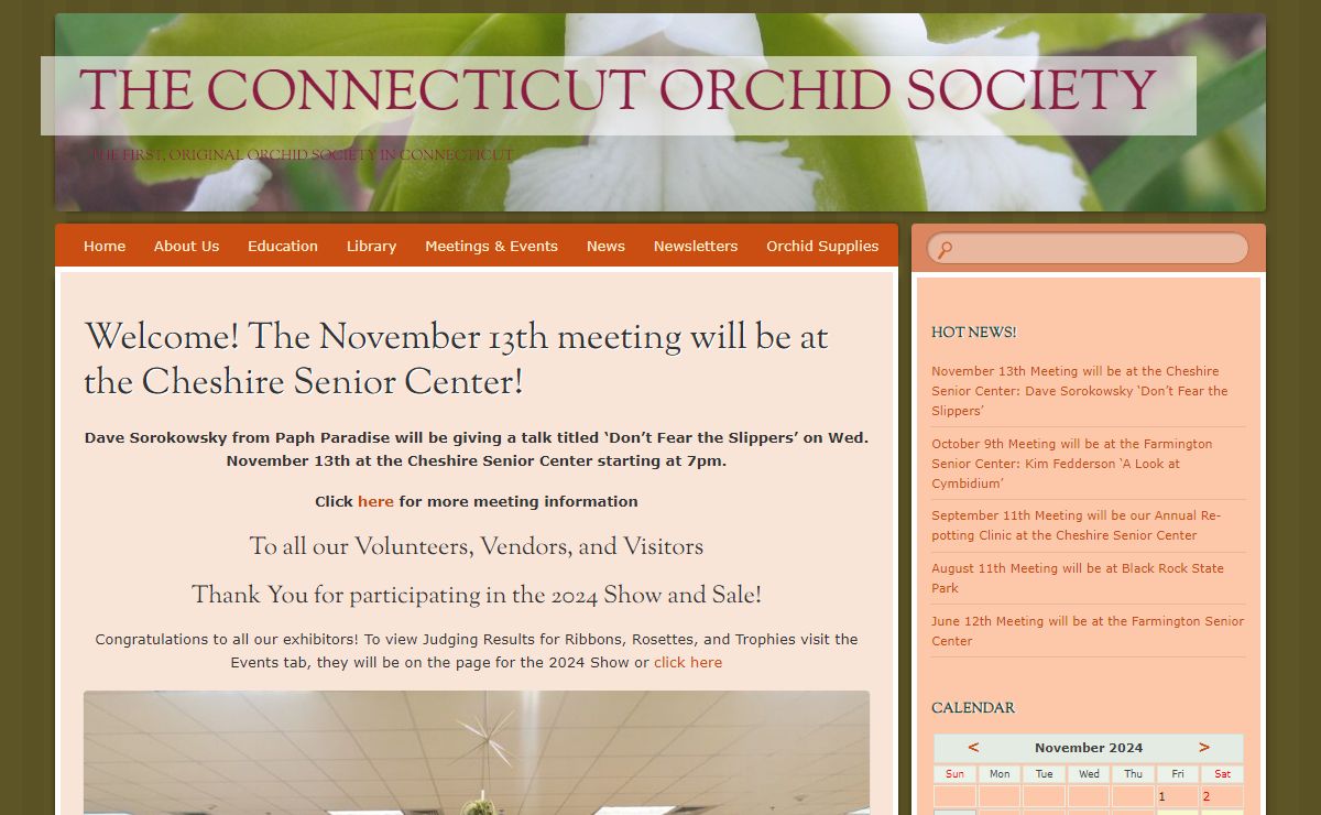 The Connecticut Orchid Society | The first, original orchid society in Connecticut