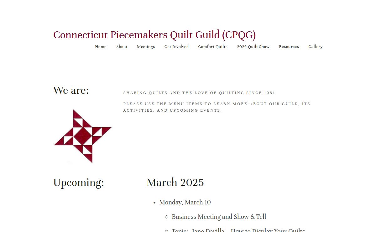 Connecticut Piecemakers Quilt Guild (CPQG)