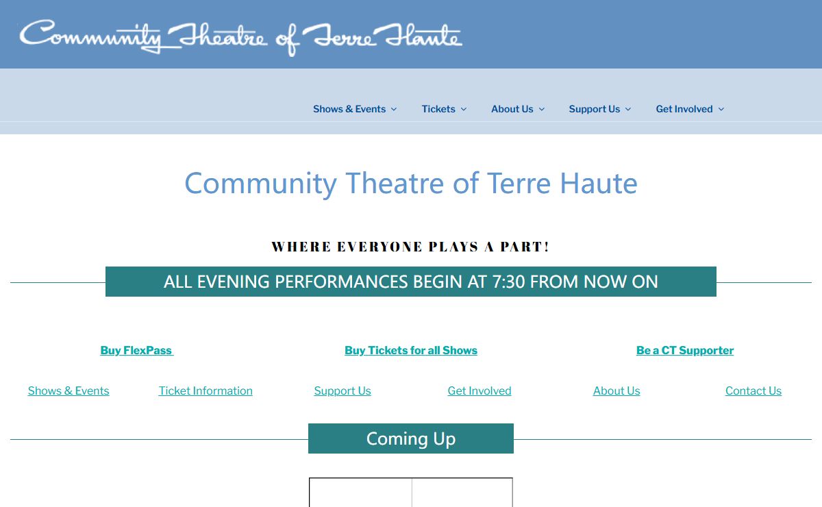 CTTH – Community Theatre of Terre Haute
