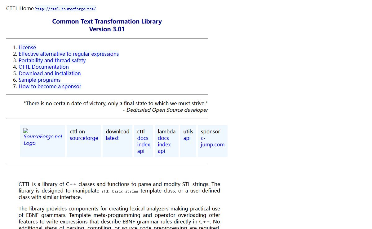 Common Text Transformation Library