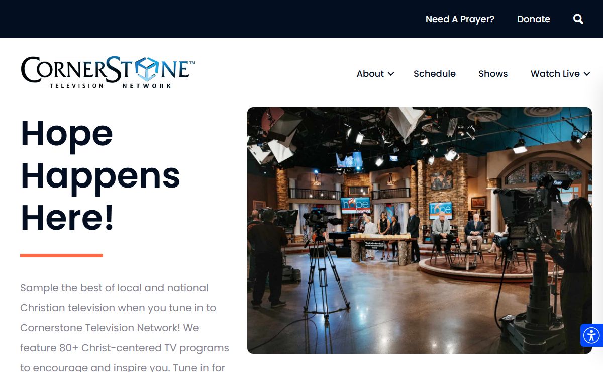 The Cornerstone Network | Gospel & Christian Television Shows