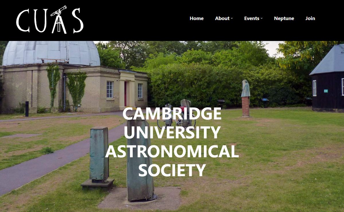 CUAS – Cambridge University Astronomical Society
