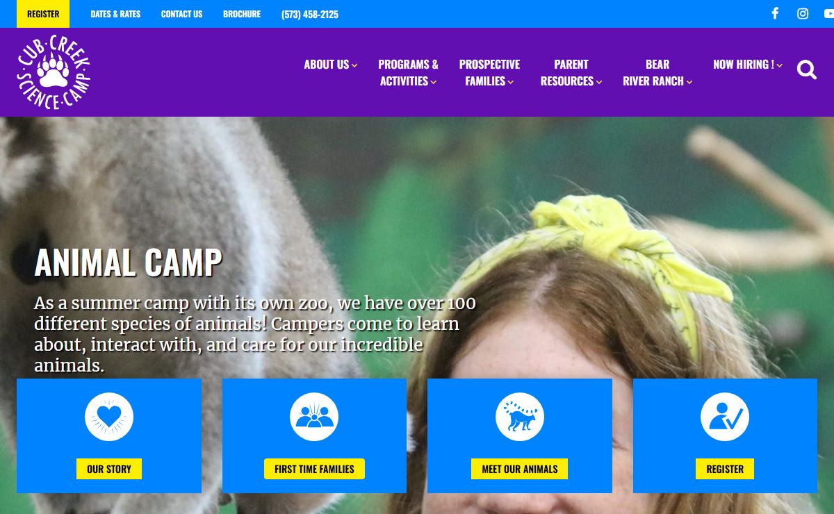 Cub Creek Science Camp | From animals to zip-line! Guaranteed fun!