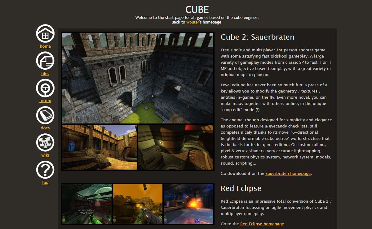 Cube Engine Games