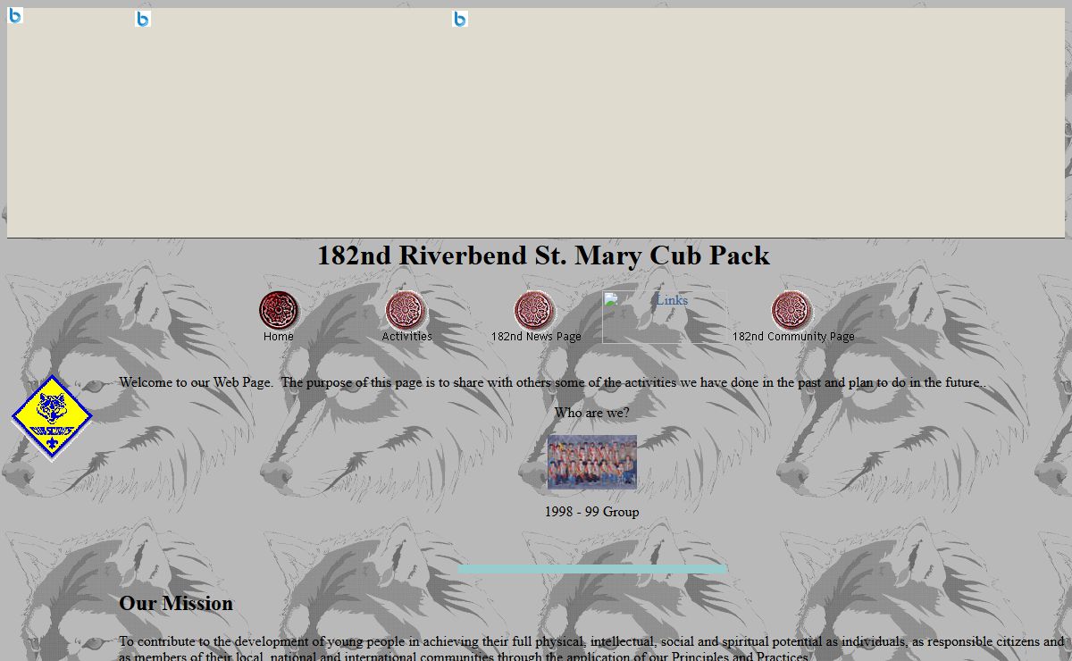 182nd Riverbend St. Mary Cub Pack