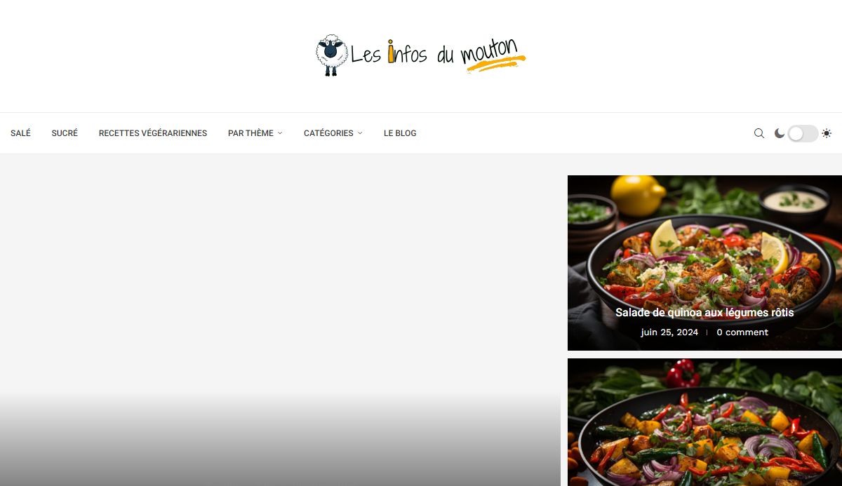Les infos du mouton : Le magazine cuisine & lifestyle - Cuisine moi un mouton