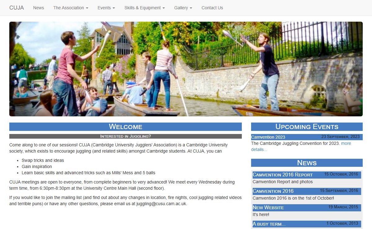 Cambridge University Jugglers' Association