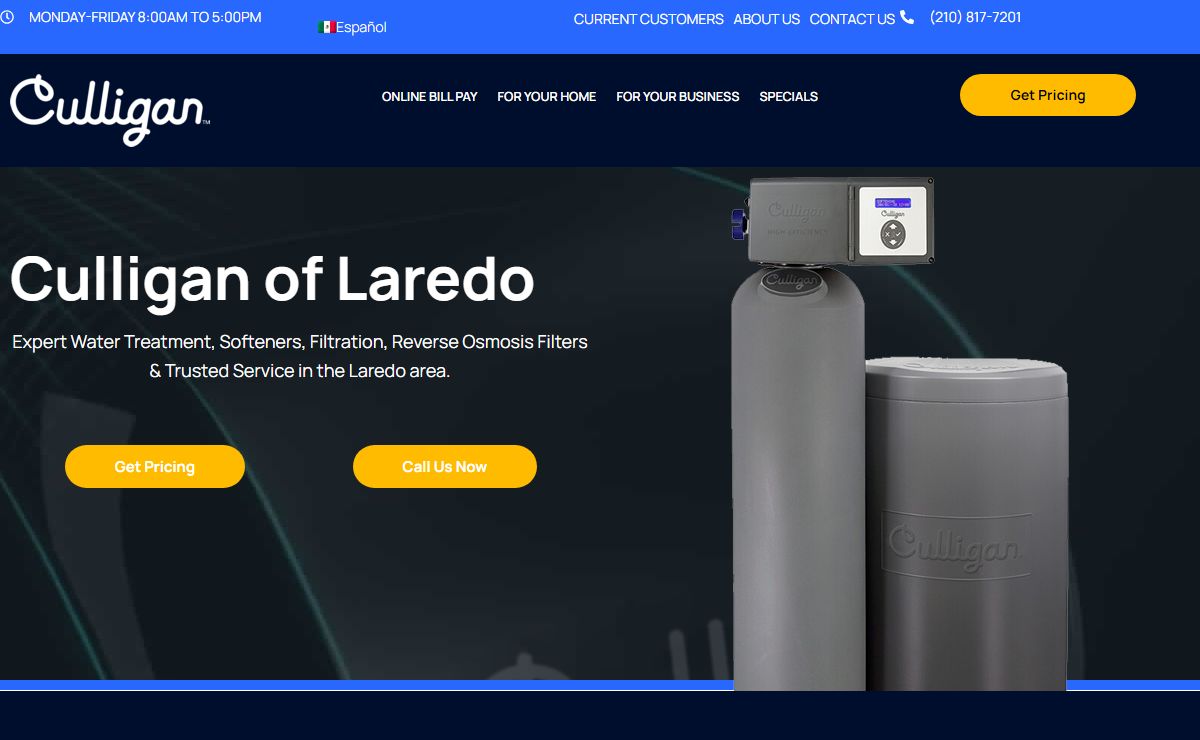Water Treatment Experts in Laredo, Zapata, Hebronville, Bruni, Mirando City — Water Treatment in Zapata, Hebronville, Bruni, Mirando City TX