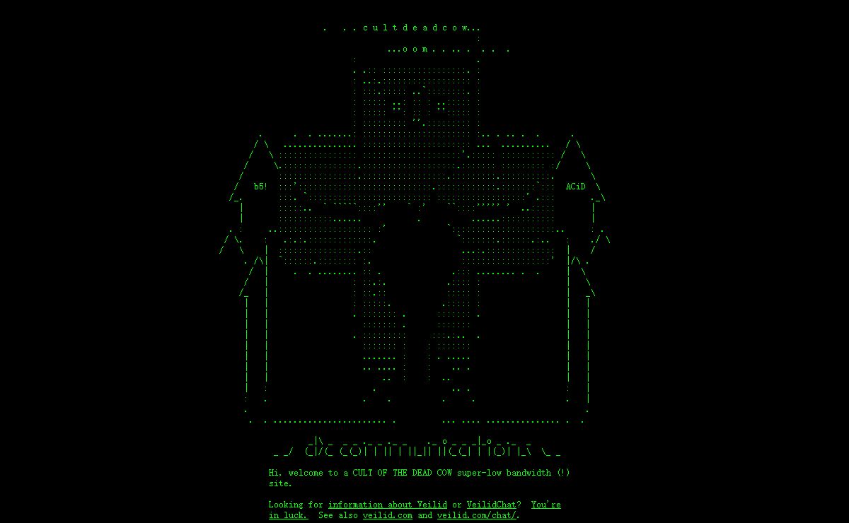 cDc communications | CULT OF THE DEAD COW | Hacktivismo | Ninja Strike Force