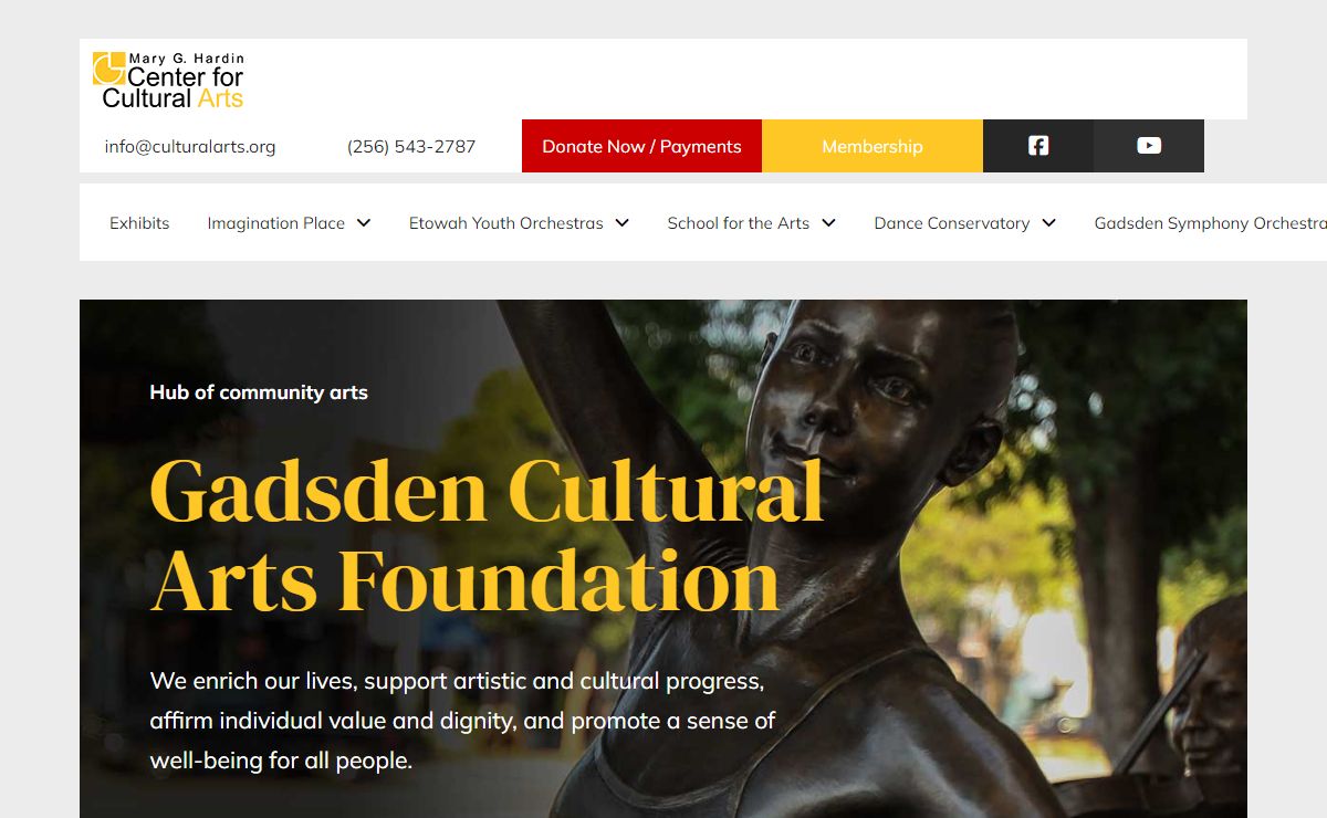 Gadsden Cultural Arts Foundation | Mary G. Hardin Center for Cultural Arts