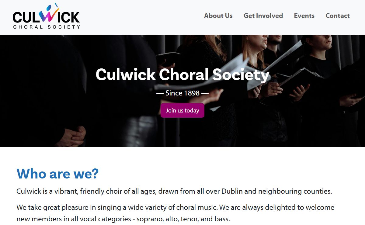 Homepage - Culwick Choral Society