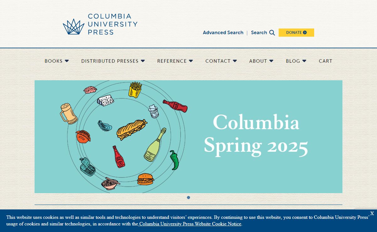 Columbia University Press Website | Home