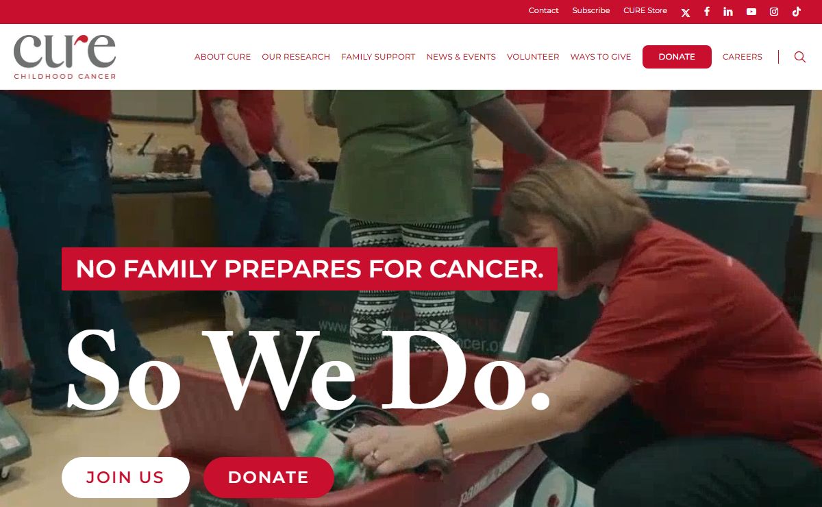 CURE Childhood Cancer - A Pediatric Cancer Charity