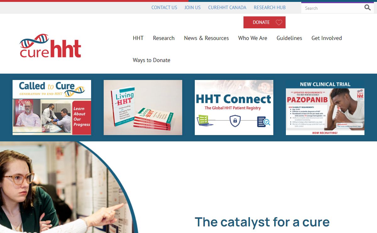 Cure HHT - The Cornerstone of the HHT Community