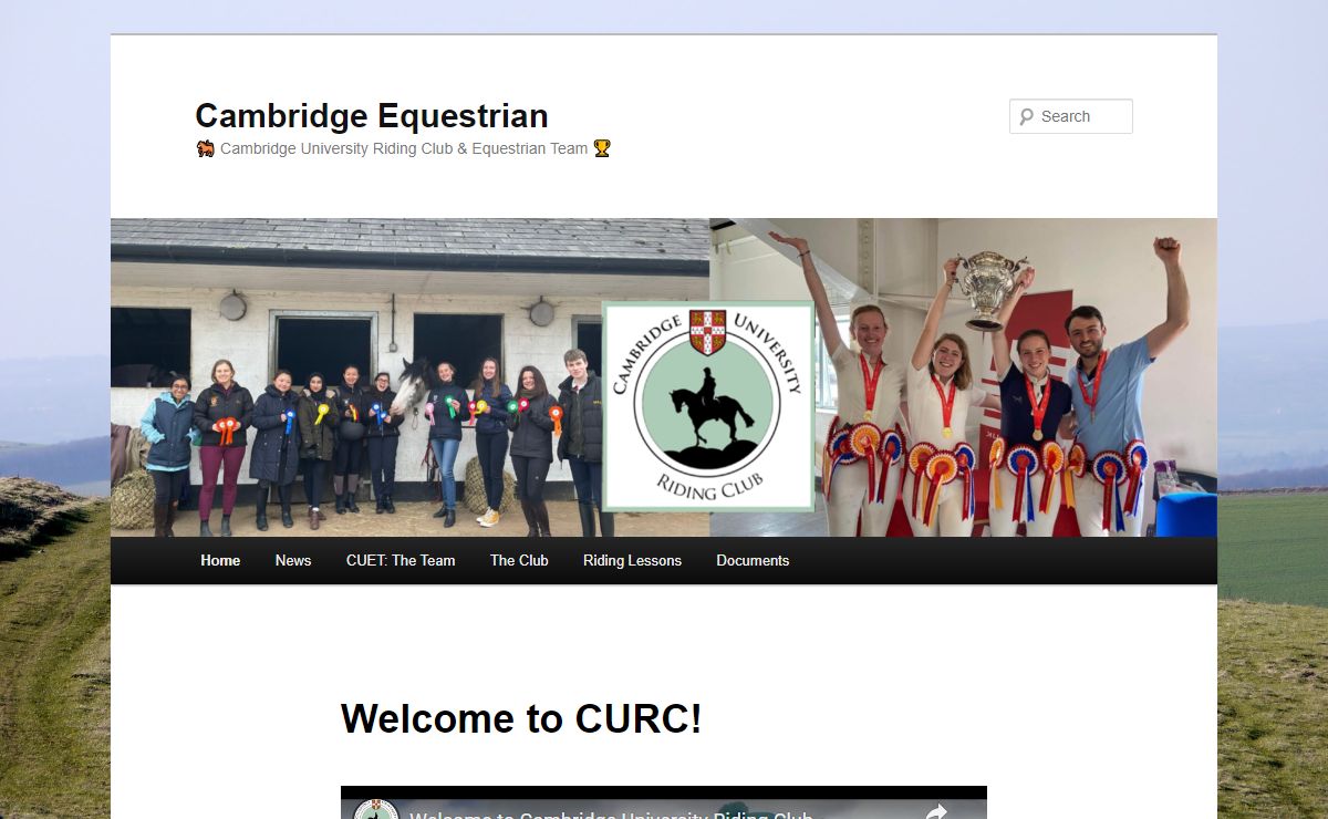 Cambridge Equestrian | 🐎 Cambridge University Riding Club & Equestrian Team 🏆